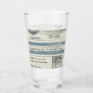 Glas-Cup mit Meeresdetails Glas