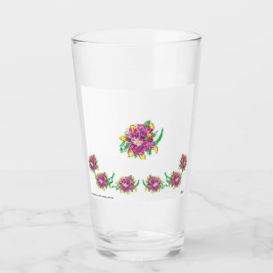 Glas Cup Tumbler Astiatic Lilly