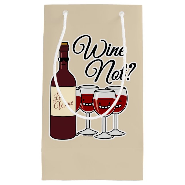 Glas der Trauben-Alkohol-Roter Rose Pinot des Kleine Geschenktüte (Vorderseite)