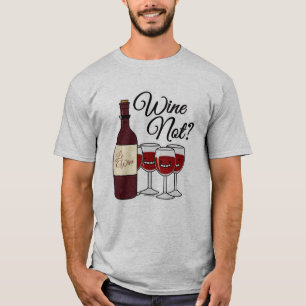 Glas der Trauben-Alkohol-Roter Rose Pinot des T-Shirt