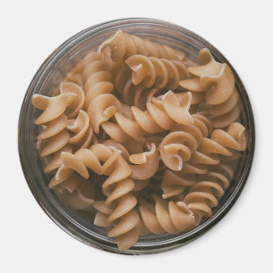 Glas des Nudel-Kühlschrank-Magneten Magnet
