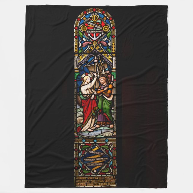 GLAS FLEECEDECKE (Vorderseite)