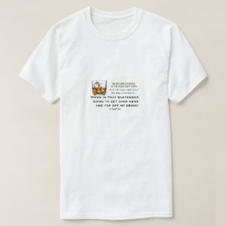 Glas Halb voll - Ein MisterP-Shirt T-Shirt