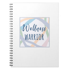 Glas Half-Volles Wellness-Warrior-Notebook Notizblock
