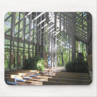 Glas-Kirche Eureka Springs, AR Mousepad