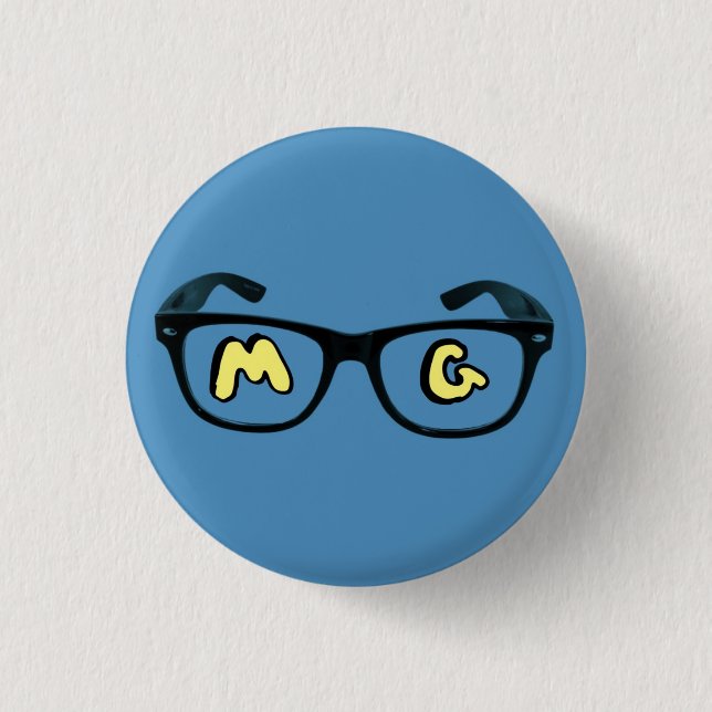 Glas-Knopf Matthews Gaydos Button (Vorderseite)