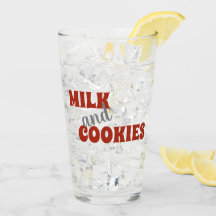 Glas Milch für den Weihnachtsmann