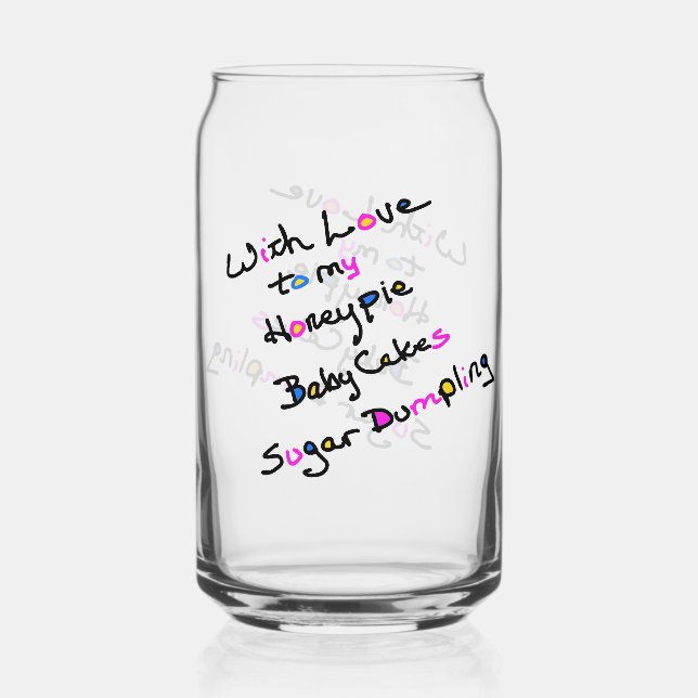 Glas mit Liebe (Vorderseite)
