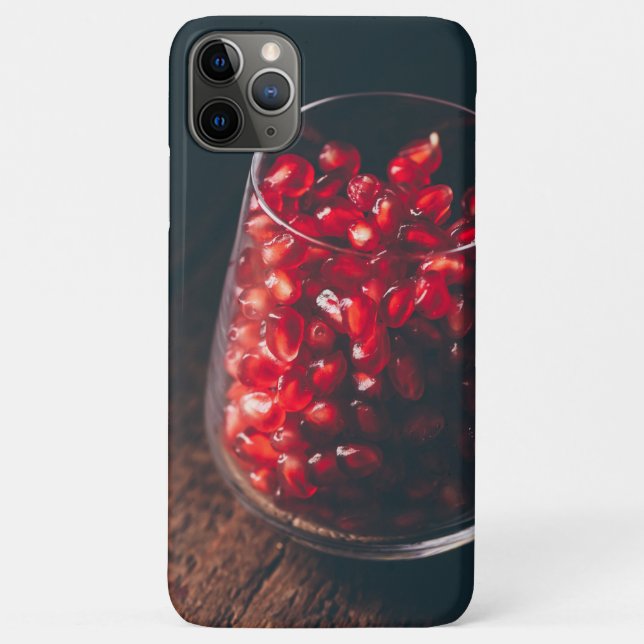 Glas mit roten Granatkörnern Case-Mate iPhone Hülle (Rückseite)