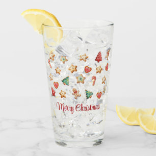 Glas mit Weihnachtskeksen