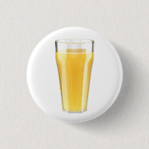 Glas Orangensaft Button