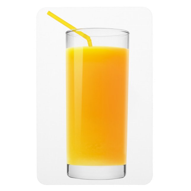 Glas Orangensaft Magnet (Vertikal)