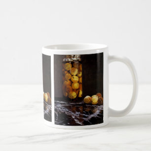Glas Pfirsiche Kaffeetasse