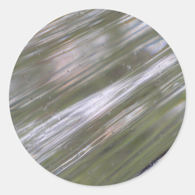 Glas Runder Aufkleber (Vorderseite)