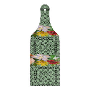 Glas Schneidbrett Floral Schneidebrett