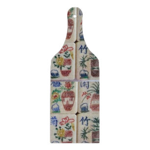 Glas Schneidbrett Mahjong Schneidebrett