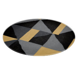Glas Schneidbrett Moderne Geometrie Schneidebrett