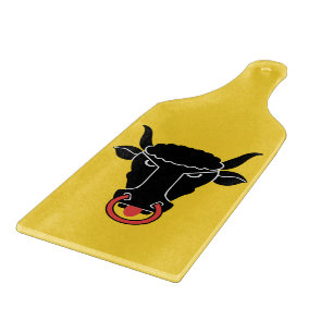 Glas-Schneidbrett-Paddel mit Uri-Flagge Schneidebrett