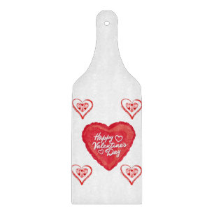 Glas Schneidbrett Valentinstag Schneidebrett