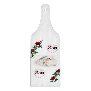 Glas Schneidbrett Valentinstag Schneidebrett