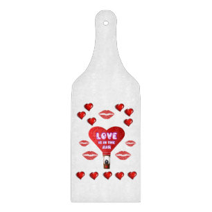 Glas Schneidbrett Valentinstag Schneidebrett