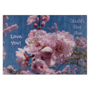 Glas Schneidbretter World's Best Mom Liebe Dich Schneidebrett