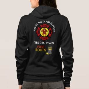 Glas Schuhe...Feuerwehrmann Hoodie