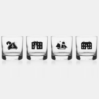 Glas Set für Whisky — Dunkel