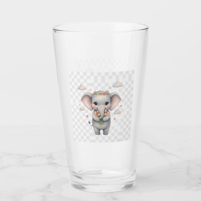 Glas Tasse (Vorderseite)