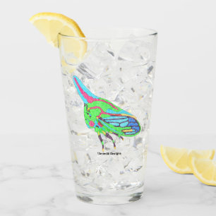 Glas Tasse - Eichen-Zikade
