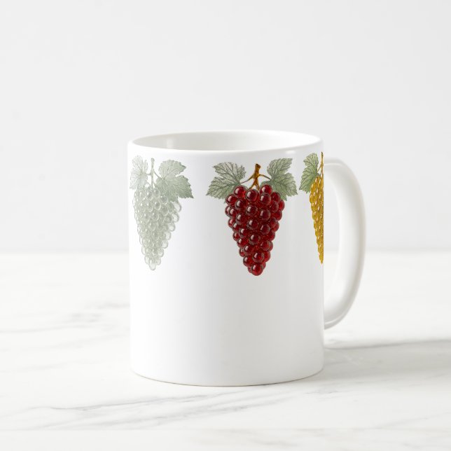 Glas-Traubencluster  Kaffeetasse (VorderseiteRechts)