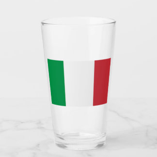 Glas Tumbler Italien-Flagge 16 Unzen