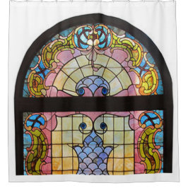 GLAS-TÜR DUSCHVORHANG