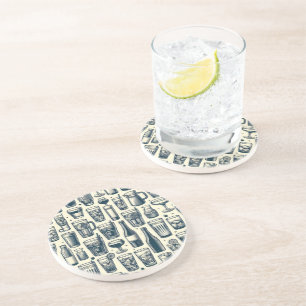 Glas- und Flaschendesign Getränkeuntersetzer
