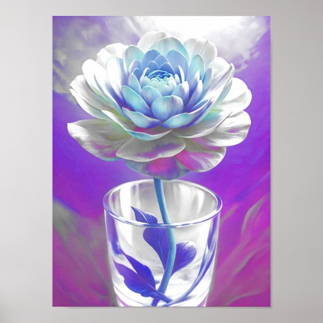 "Glas und Grün" Poster (Vorne)
