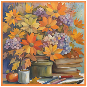 Glas-UNTERSETZER - Goldene Schattierungen in Orang Glasuntersetzer