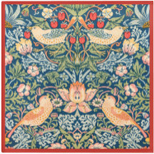 Glas-UNTERSETZER - Wm. Morris Strawberry Thief Des