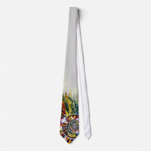 Glas verlässt weißer Hochzeit japanische Krawatte