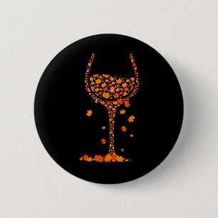 Glas von Weinahorn Herbst Herbst Sonnenschein W Button