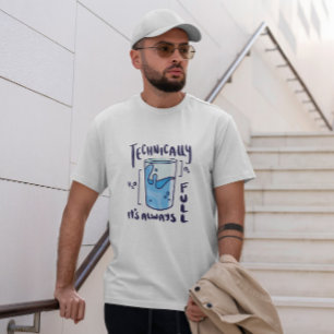 Glas Wasser witzig T-Shirt