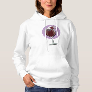 Glas Wein Hoodie