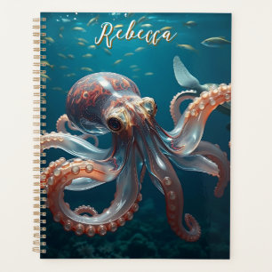 Glasartige Oktopus im tiefen Meer Planer