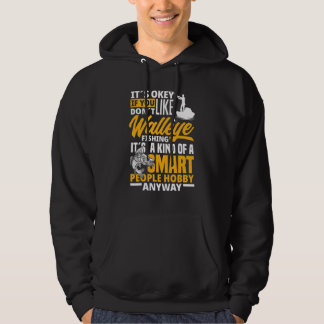 Glasaugenbarsch-Angeln Intelligente Leute Hobby Hoodie