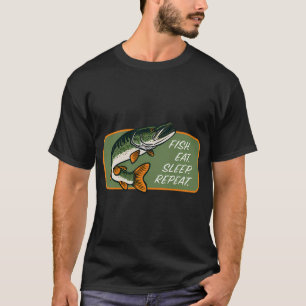 Glasaugenbarsch-Angler-Fanatiker Leben Ist Besser T-Shirt