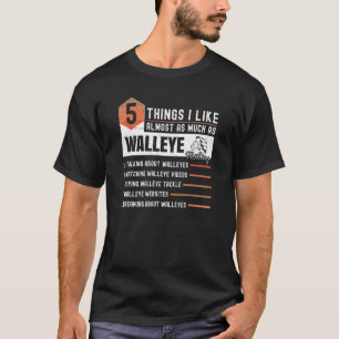Glasaugenbarsch-Zugköder Raubfisch Fliegen Angeln T-Shirt