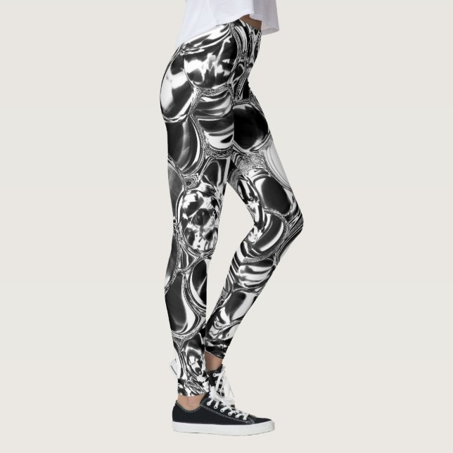 Glasbälle oder metallische dunkelste? leggings (Rechts)