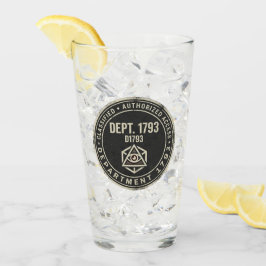 Glasbecher Department 1793 Glas