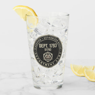 Glasbecher Department 1793 Glas