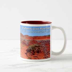 Glasberge IV - permische rote Betten Zweifarbige Tasse