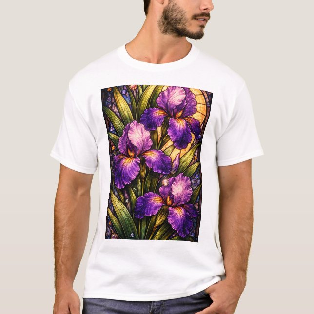 Glasblumen T-Shirt (Vorderseite)